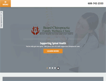 Tablet Screenshot of beardchiropractic.com
